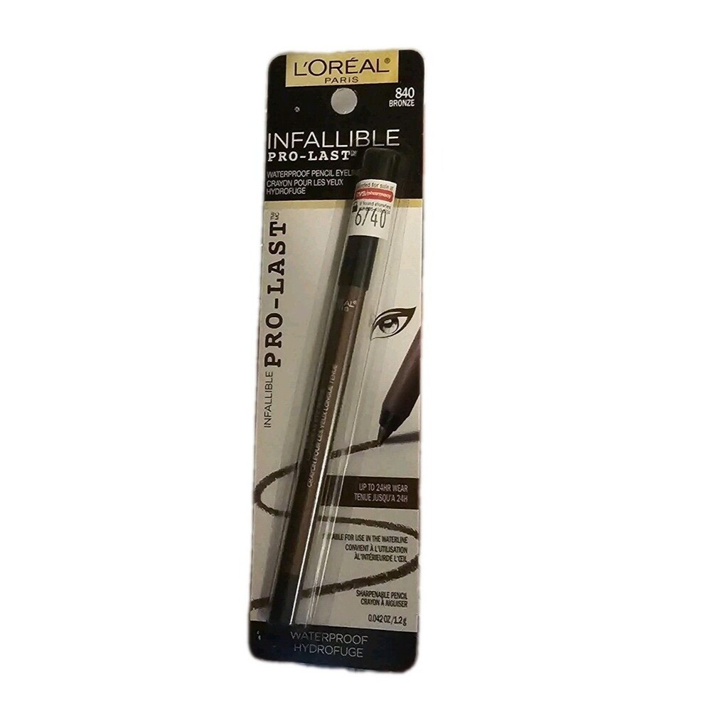 L'Oreal Paris Makeup 840 Infallible Pro-Last Pencil Eyeliner, Waterproof
